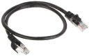 PATCHCORD RJ45/0,5-ČIERNA 0,5 m