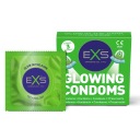 EXS Glowing Condoms svietiace v tme kondómy 3 ks.