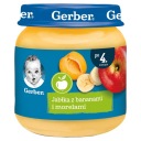 Gerber Jablká s banánmi a marhuľami po 4 mesiacoch 125g