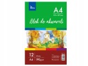 TETIS AKVARELOVÝ BLOK A4 190G M2 12 LIST A4 ​​KB011-A4