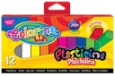COLORINO KIDS PLASTICINE SQUARE 12 FAREB