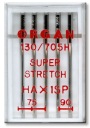 Organ Stretch MIX poloploché strojové ihly 75-90