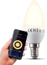 LED ŽIAROVKA - E14 - SMART WIFI - STIEMENÁ - TEPLÁ 2700k - 5,5W - 470lm