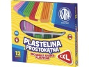 Obdĺžniková plastelína XXL Astra 12 farieb