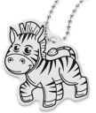 PRÍvesok na kľúče REFLEXNÝ GADGET ZEBRA PRÍvesok