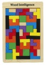 Drevené bloky TETRIS Farebné skladacie konštrukcie Úlohy Vzory 40 ks.