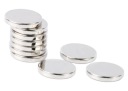 SILNÉ VALOVANÉ NEODYMIOVÉ MAGNETY 10 KS 10X2 MM