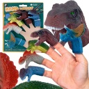 PRSTOVÉ ŠTENIATKA DINOSAURS ŠTENIATKA SADA 5 KUSOV HRAČKA PRE DETI