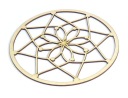 ZÁKLADNA DREAMCATCHER, OPENWORK MACRAME RING MA61