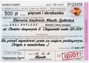 PENALTY KU*AS VSTUPENKY ŤAŽKO ODTRHNUTÉ NÁLEPKY 10 ks