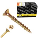 TESÁRSKE SKRUTKY DO DREVA 4,5x30 TAPERED TORX 200 ks CS 45030 DOMAX