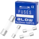 AUTOPOISTKA SKLENENÁ RÚRA RÝCHLA RÝCHLA 250mA 5x20MM 100ks