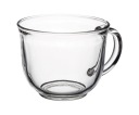 Sklenený hrnček s uškom LEO 480 ml veľký pohár