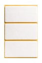 Samolepiace plstené podložky pod štvorcový nábytok – BIELE 50x50mm