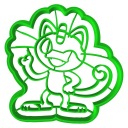 Vykrajovač na sušienky Pokemon Meowth 1 8 cm