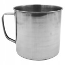 Kovový pohár, nádoba na roztápanie vosku, 12cm, 1L