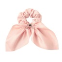 SCRUNCHIE gumička do vlasov, lososová mašľa