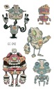 Umývateľné tetovanie pre deti ROBOTS EC342