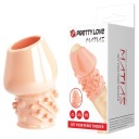 Nude návlek na penis s výstupkami - MATIAS - TPR, PRETTY LOVE