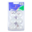 Loptičky na stolný tenis SPARTAN TT-BALL Ping Pong White 6 kusov