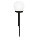 ATRIS Solar biela guľa na čiernej nohe 15cm 6500K LUMILED