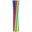 Rúrky na papierové slamky RAINBOW mix BIO eco x24