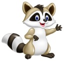NÁLEPKA NA OKENNÝ NÁBYTOK ZRKADLOVÁ STENA RACOON