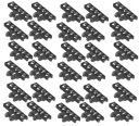 LEGO Black Caterpillar/Chain/Link (3873/15379/6047885) x30