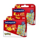 2x náplasti SALVEQUICK POKEMON pre deti VODEODOLNÉ priedušné 20 ks.