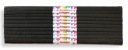 CRIPPED hodvábny papier 50x200cm čierny 10 kusov HAPPY COLOR