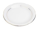 Chodzież Kamelia B014 malý dezertný tanier, 17 cm, zlaté prúžky, pozlátený