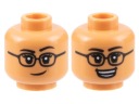 Lego New head Nougat Head Okuliare ženského futbalistu 3626cpb3173