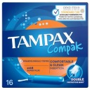 Tampóny TAMPAX Compak 16 ks. Vloženie SUPER PLUS!
