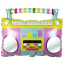 FÓLIOVÝ BOOMBOX RÁDIO PARTY BALÓN 48x40 cm