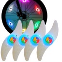 4x LED BICYKLOVÉ SVETLÁ NA RAČOCH KRYTU BICYKLA