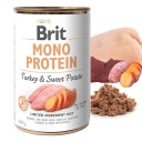 BRIT MONO Mokré krmivo pre psov Morčacie sladké zemiaky 400g
