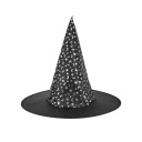 Strieborný hviezdny klobúk HALLOWEEN Karnevalový kostým