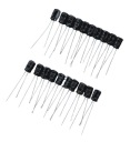 10uF 50V 10 µF 50V (20KS) MINIATURNÝ ELEKTROLYTICKÝ KONDENZÁTOR