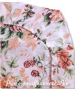 PLACHTA 120x60 Queen pink flowers