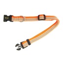 Obojok pre psa TREND STRIPE, reflexný, oranžový, 20 mm