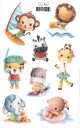 Umývateľné tetovanie pre deti GLITTER ANIMALS EG160