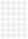 Samolepiace plstené podložky biele FI15mm, balenie 30 ks - VORSTAHL
