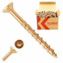 TESÁRSKE SKRUTY DO DREVA 6x60 KUŽELOVÉ TORX 100ks WKCS-60060 KLIMAS