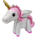Fóliový balónik UNICORN 3D jednorožec 1-9 narodeninová PARTY veľký kôň STOJÍCI