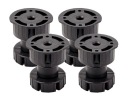 4 x KUCHYNSKÁ OBUV ČIERNA V 60 MM