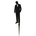Topper Agent Pan Man Guy figúrka Agent PLEXI čierna