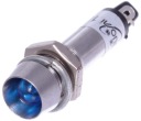 Indikátor hodín v kokpite Modrá LED 12V
