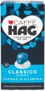 Kapsule pre Nespresso Caffe HAG Classico DECAF 10 - káva bez kofeínu