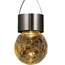 SLNEČNÁ GUĽOVÁ LAMPA, SVIETIACA LAMPA, SOLAR HÁK, ZÁVESNÁ GUĽA, BALKÓN, ZÁHRADKA