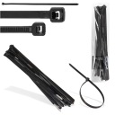 20x sťahovacie pásky Káblové pásky Zipsy 8,8 x 450 mm Silné UV sťahovacie pásky
